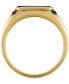 ფოტო #5 პროდუქტის Men's Onyx & Black Spinel DAD Ring, Created for Macy's