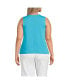 ფოტო #3 პროდუქტის Plus Size Lightweight Jersey Tank Top