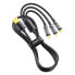 Фото #2 товара 3w1 kabel przewód USB - USB-C / Lightning / micro USB 3.5 A 1.2m czarny