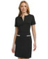 Фото #4 товара Petite Split-Neck Beaded-Pocket Dress