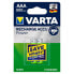Фото #1 товара VARTA 1x2 Rechargeable AAA Ready2Use NiMH 800mAh Micro Batteries
