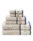 Фото #6 товара Cotton 6-Pc. Embroidered Serene Jacquard Towel Set