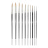 Фото #3 товара MILAN Polybag 6 Premium Synthetic Round Paintbrushes With Long Handle Series 612 Nº 4