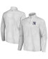 Фото #1 товара Men's Gray New York Yankees Delray Frond IslandZone Half-Zip Jacket