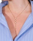 Фото #4 товара Sterling Forever gold-Tone or Silver-Tone Freshwater Pearls Reine Lariat Necklace