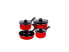 Фото #10 товара Посуда Gibson Home Chef Du Jour 7-Piece Cookware Set, True Red