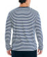 ფოტო #2 პროდუქტის Men's V-Neck Striped Long Sleeve T-Shirt