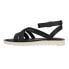 TOMS Rory Flat Womens Black Casual Sandals 10020830T-001