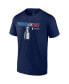 ფოტო #3 პროდუქტის Men's Navy Colorado Avalanche 2022 Stanley Cup Champions Big and Tall Celebration T-shirt