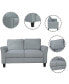 Living Room Furniture Armrest Single Chair And Loveseat Sofa