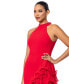 ფოტო #8 პროდუქტის Women's Ruffled Asymmetric-Hem Dress