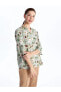 Фото #1 товара LCW Grace Kaçık Yaka Desenli Kadın Bluz