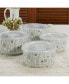 Porcelain 20 & 30 oz. Cutlery Storage Jars with Lids, Set of 4