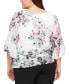 ფოტო #5 პროდუქტის Plus Size Floral-Print Blouse