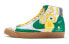 【定制球鞋】 Nike Blazer Mid '77 LX 趣味贴纸 手绘喷绘 低帮 板鞋 女款 黄绿白 / Кроссовки Nike Blazer Mid '77 LX DR0977-119