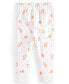 Baby Girls Mini-Apple-Print French Terry Pants, Created for Macy's