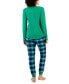 Women's Split-Neck Pajama Top, Created for Macy's