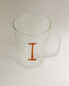 Фото #3 товара Borosilicate mug with initial i