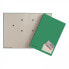 Pagna 24205-03 - Presentation folder - A4 - Cardboard,Paper - Green - Satin - Portrait