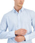 Фото #3 товара Men's Alfatech Hex Line Regular-Fit 4-Way Stretch Geo-Print Button-Down Shirt, Created for Macy's