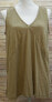 Style & Co Womens V Neck High Low Hem Blouse Tank Top Mocha M