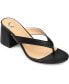 ფოტო #1 პროდუქტის Women's Alika Block Heel Thong Sandals