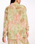 Фото #4 товара Vero Moda beach shirt co-ord in pastel snake print