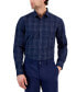 Фото #1 товара Men's Yarn-Dyed Plaid Shirt, Created for Macy's