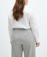 Фото #4 товара Women's Pinstripe Suit Pants