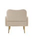 Фото #7 товара Velvet Chair, Accent Chair/ Living Room Leisure Chair With Metal Feet