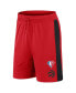 ფოტო #3 პროდუქტის Men's Red Toronto Raptors 75th Anniversary Downtown Performance Practice Shorts