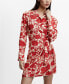 Фото #1 товара Women's Floral Wrap Dress