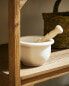 Фото #7 товара Ceramic pestle and mortar with wooden handle