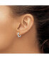 ფოტო #2 პროდუქტის Stainless Steel Polished Hinged Hoop Earrings