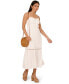 Women's Sweetheart-Neck Sleeveless Midi Dress