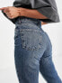 Фото #3 товара Topshop Mom jeans in authentic blue