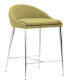Фото #4 товара 30" each, Set of 2 Steel, Polyester Reykjavik Slender Legs Counter Chair