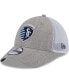 Men's Heather Gray, White Sporting Kansas City 39THIRTY Trucker Flex Hat