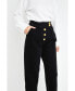 Фото #2 товара Women's Cropped Denim Trousers