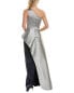 Teri Jon By Rickie Freeman One-Shoulder Gown Women's 6 - фото #2