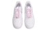 Фото #4 товара Кроссовки Nike Air Force 1 Low triple white Кролик ручной работы Женские Бело-розовые