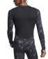 Slim Fit Techfit Crewneck Long-Sleeve Camo Training T-Shirt