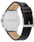 Фото #3 товара Часы Calvin Klein Multi-Function Black Leather 44mm