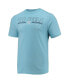 ფოტო #3 პროდუქტის Men's Heathered Charcoal, Carolina Blue North Carolina Tar Heels Meter T-shirt and Pants Sleep Set