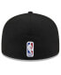 Фото #5 товара Men's White, Black Utah Jazz Back Half 59FIFTY Fitted Hat