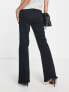 ASOS DESIGN Maternity flared jeans in washed black