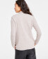 Petite's 100% Cashmere Blazer, Created for Macy's Pearl Taupe Heather, P/L - фото #2