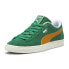 Фото #2 товара Puma Suede Patch Lace Up Mens Green Sneakers Casual Shoes 39538801