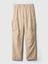 Linen-Cotton Cargo Pants