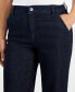 Фото #4 товара Petite High-Rise Cropped Wide-Leg Jeans, Created for Macy's